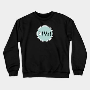 Hello Pieces- Circle Color Crewneck Sweatshirt